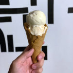 Custom Ice and Vice scoops: almond cookie butter and egg custard